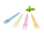 Vorkjes, Plastic, Kort, 8,5 cm, 40 stuks