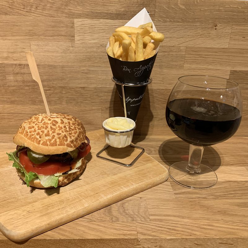 Frietzakhouder met sausbakje klein