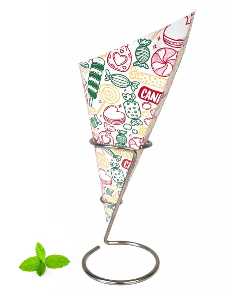 Papieren snoepzak, puntzak